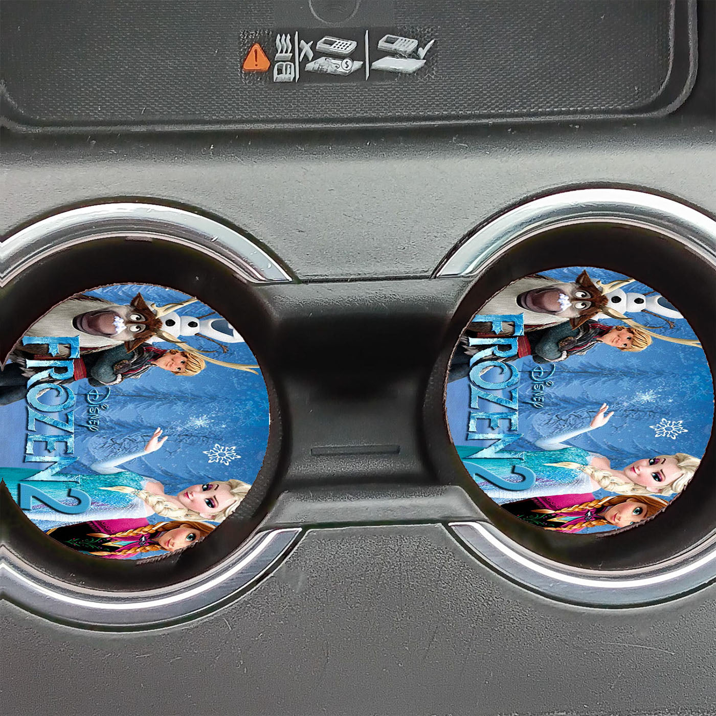 Frozen 2 Poster Movie Car Coasters