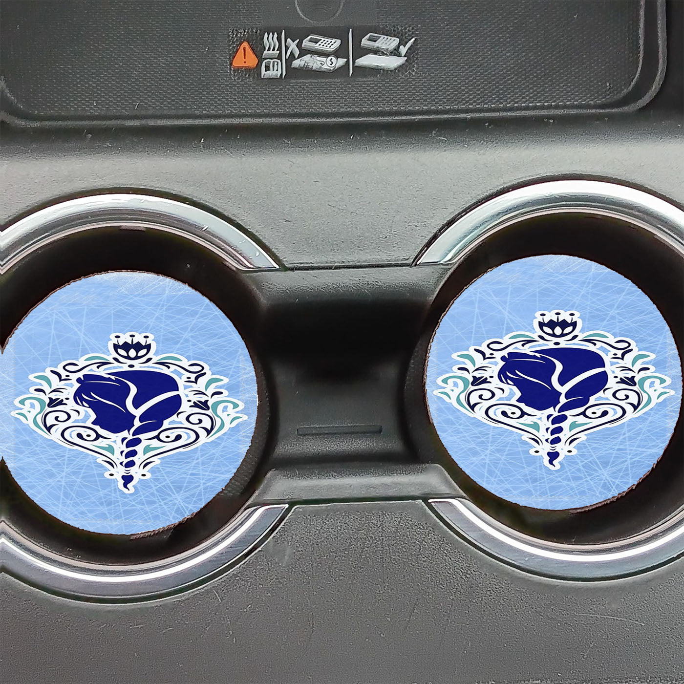 Frozen Anna Car Coasters