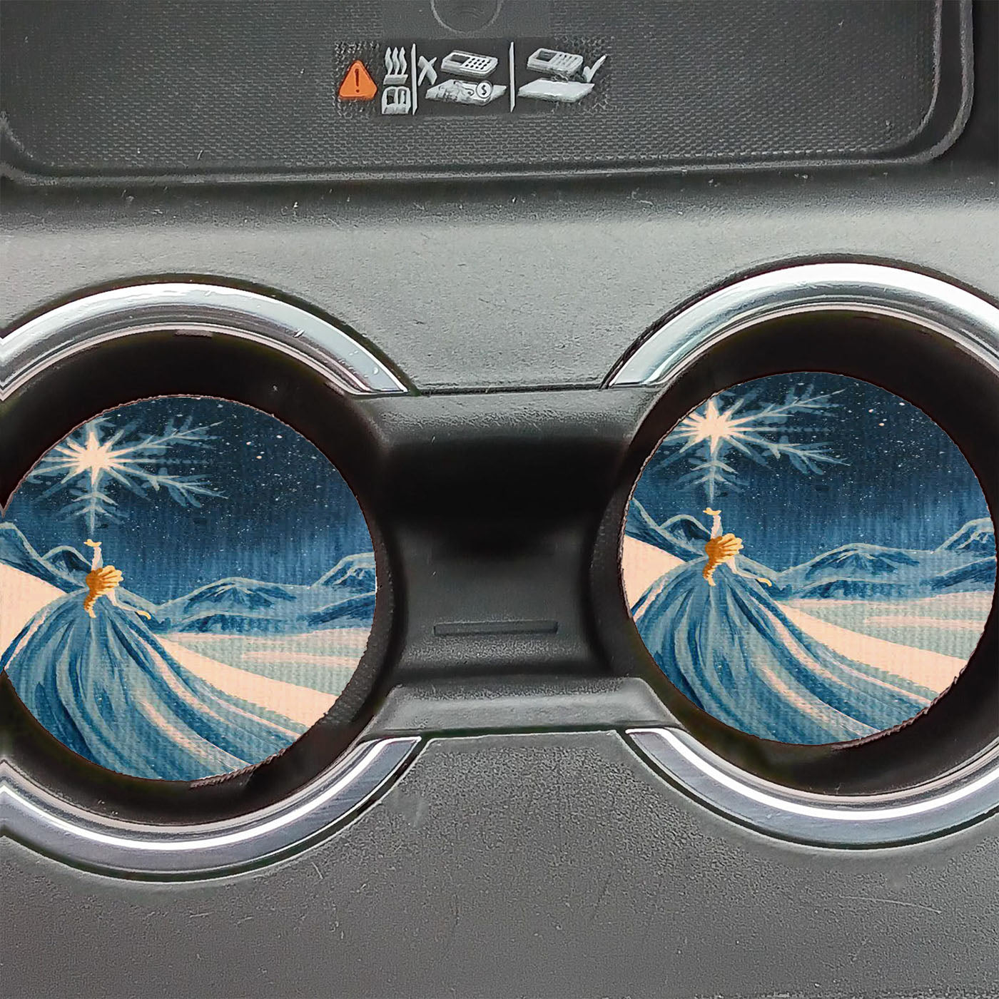 Frozen Cool Car Coasters