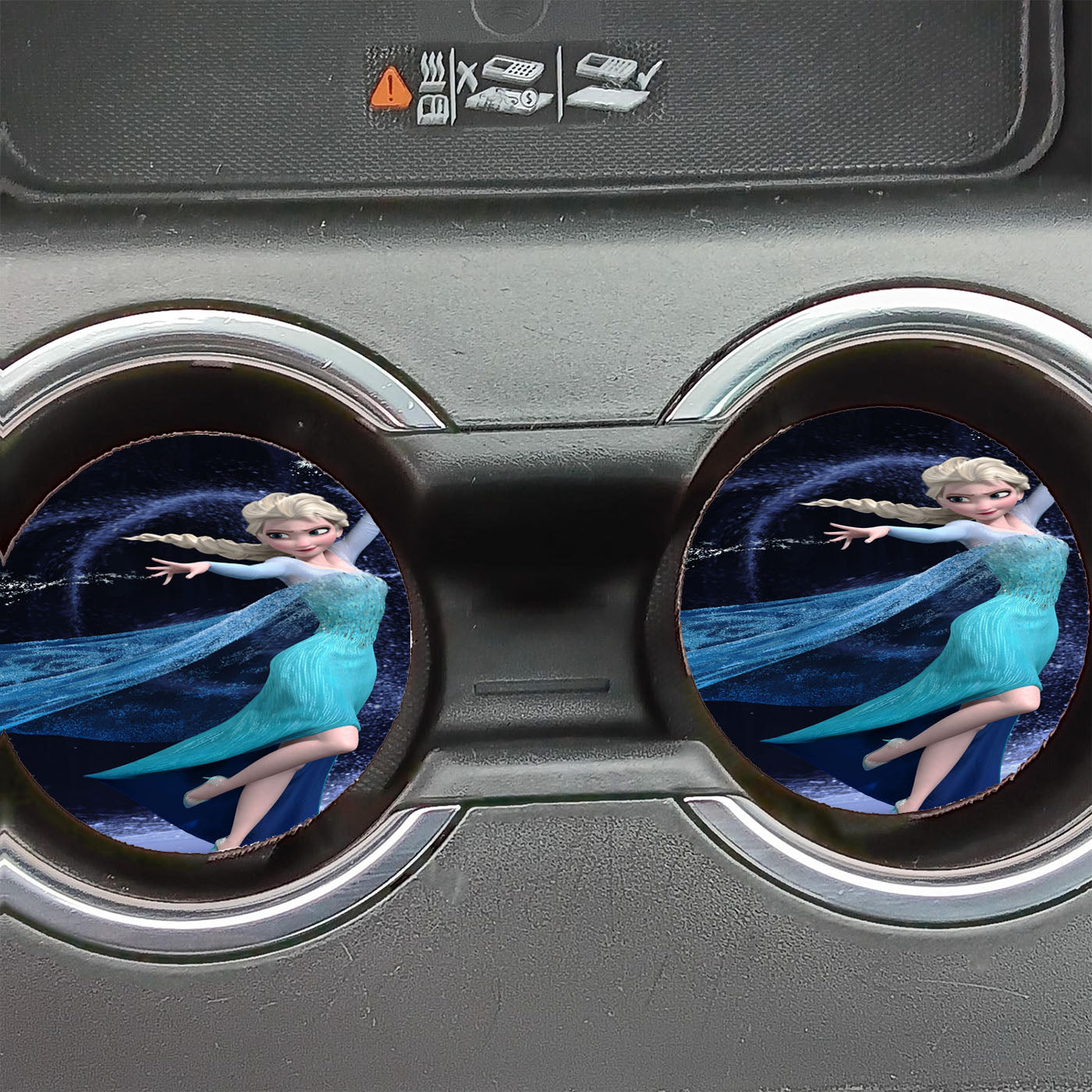 Frozen Elsa Ice Power Car Coasters