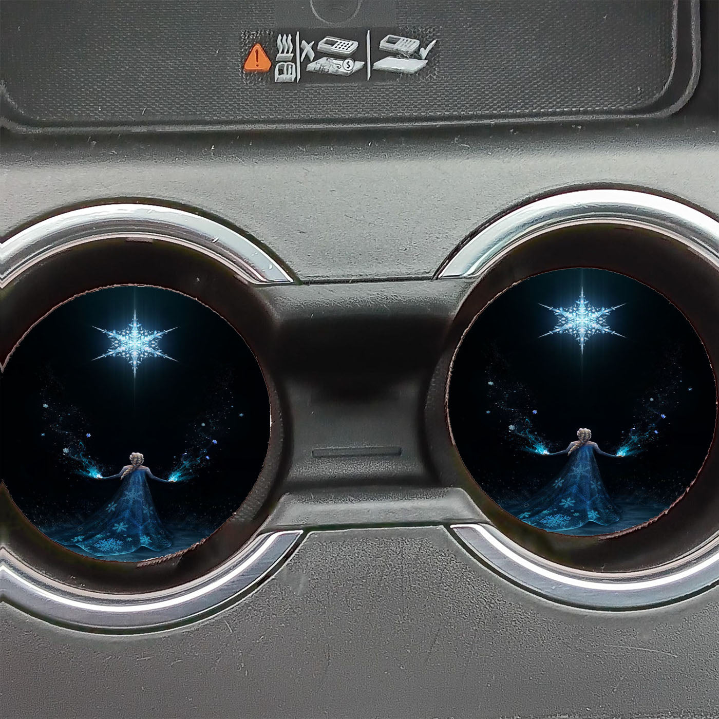 Frozen Elsa Queen Car Coasters
