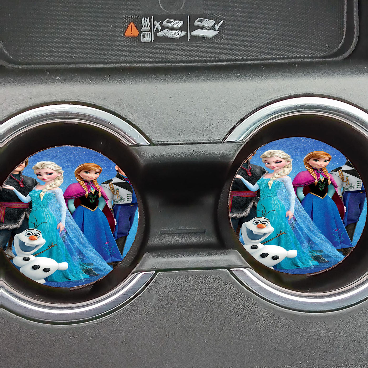 Frozen Full Character Car Coasters