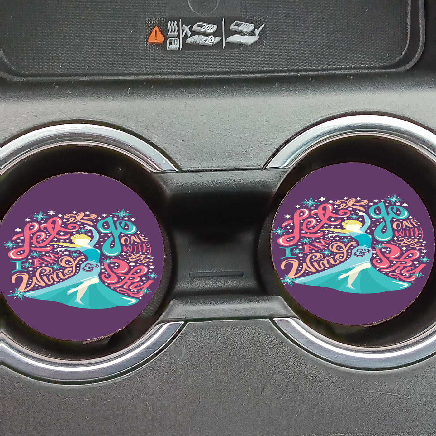 Frozen Let It Go Car Coasters