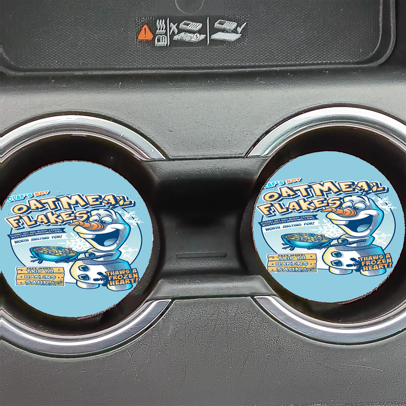 Frozen Olaf Car Coasters