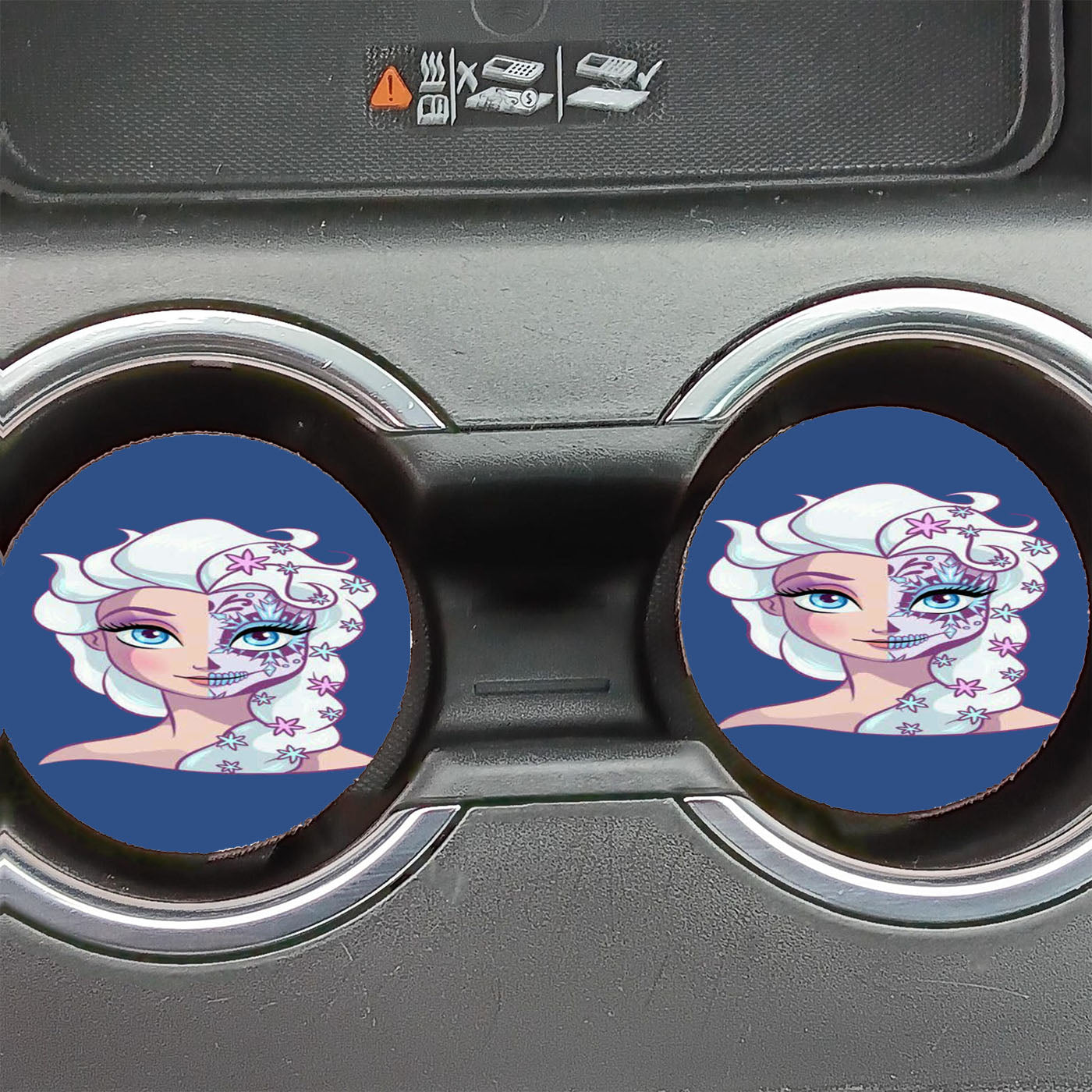 Frozen Sugar Car Coasters