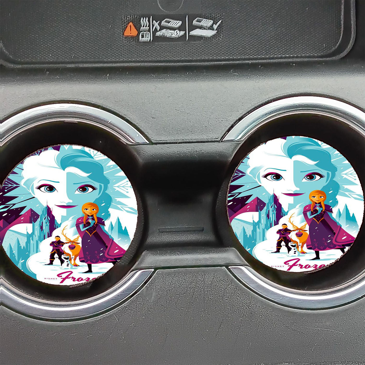 Frozen Vectors Car Coasters