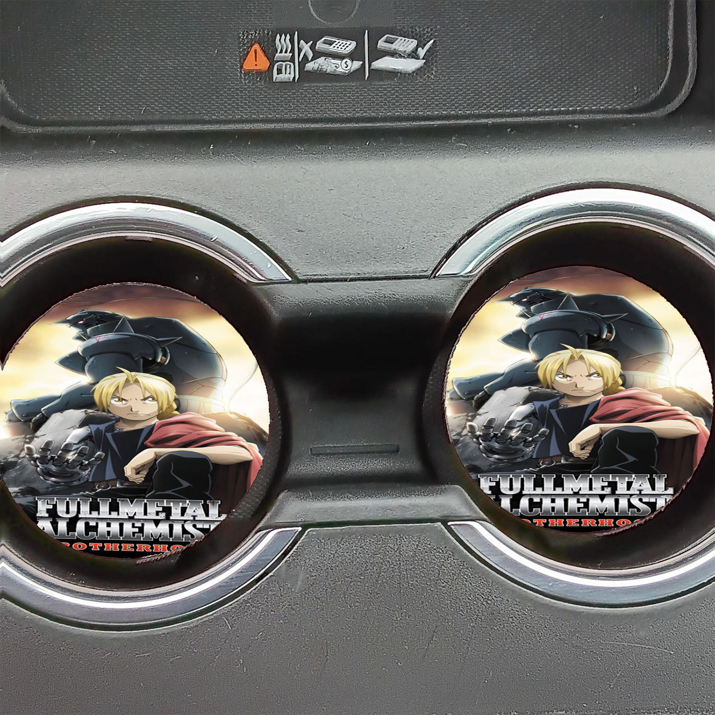 Fullmetal Alchemist Brotherhood Car Coasters