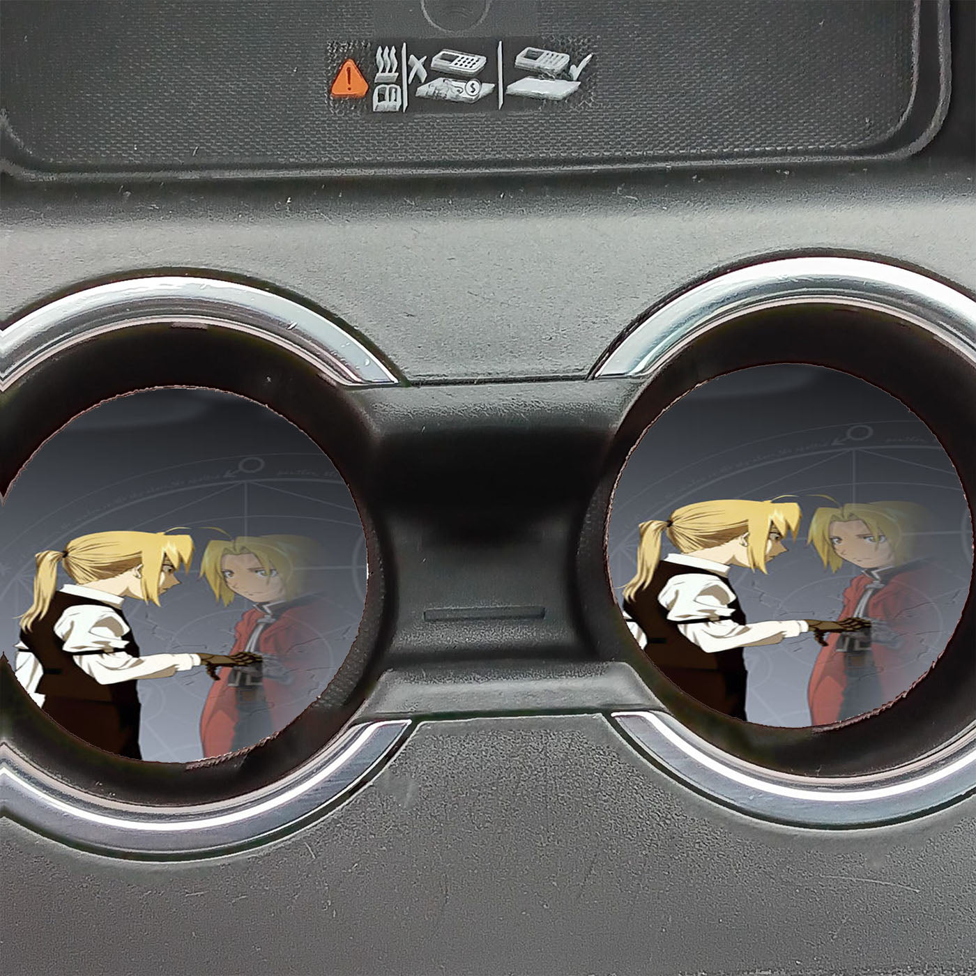 Fullmetal Alchemist Edward Car Coasters