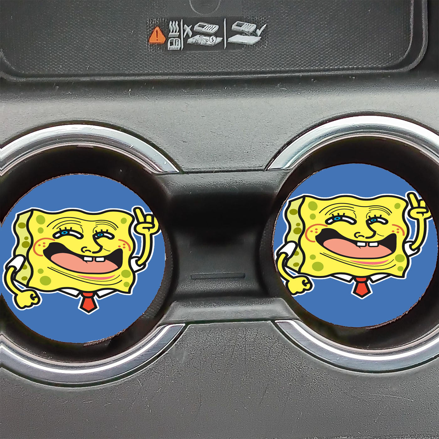 Funny Spongebob Car Coasters