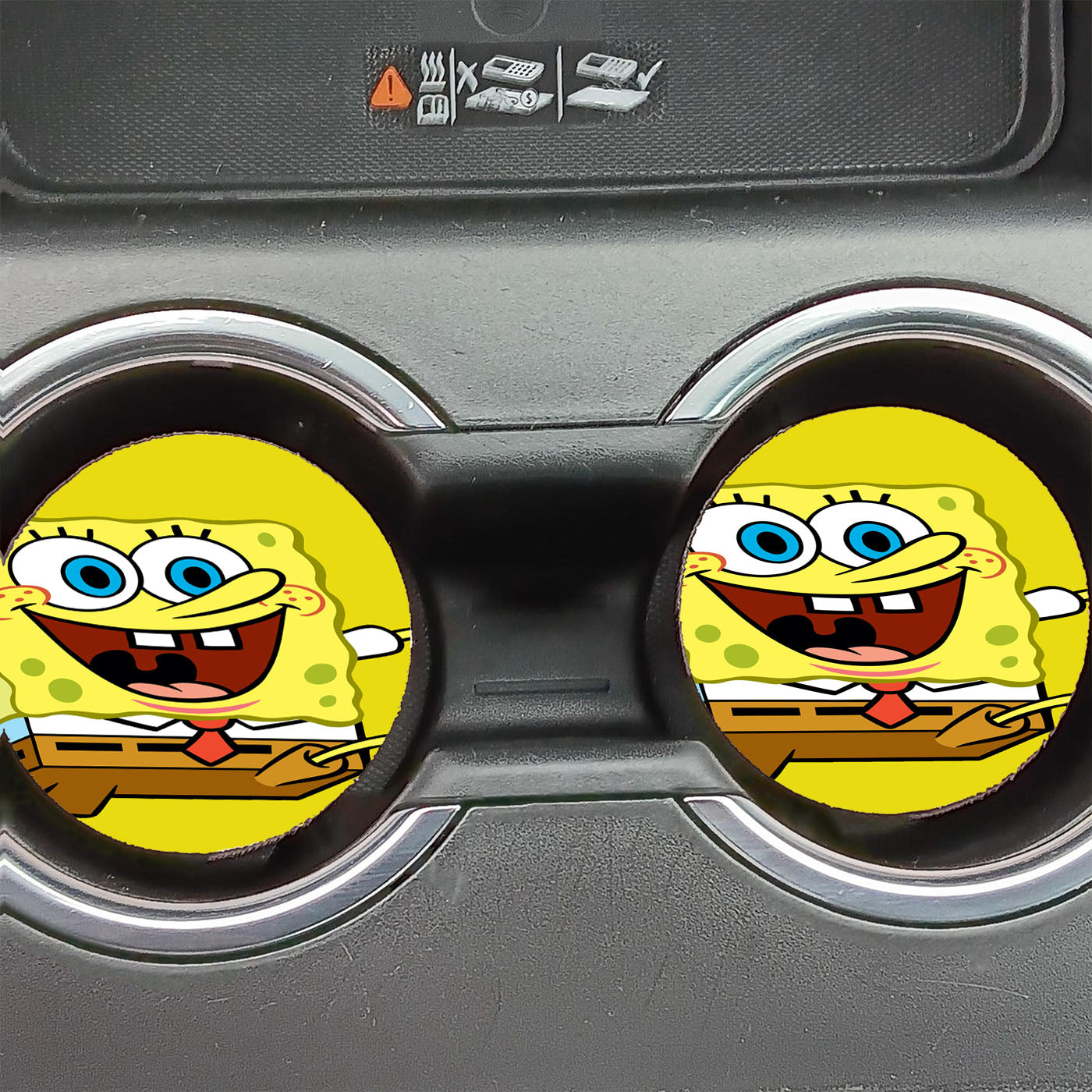 Funny Spongebob Squarepants Car Coasters