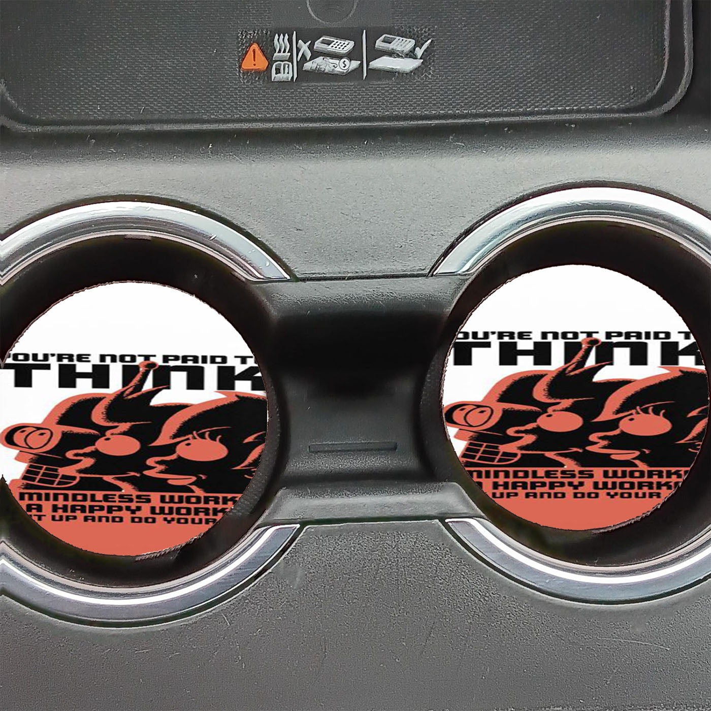Futurama A Mindless Worker Car Coasters