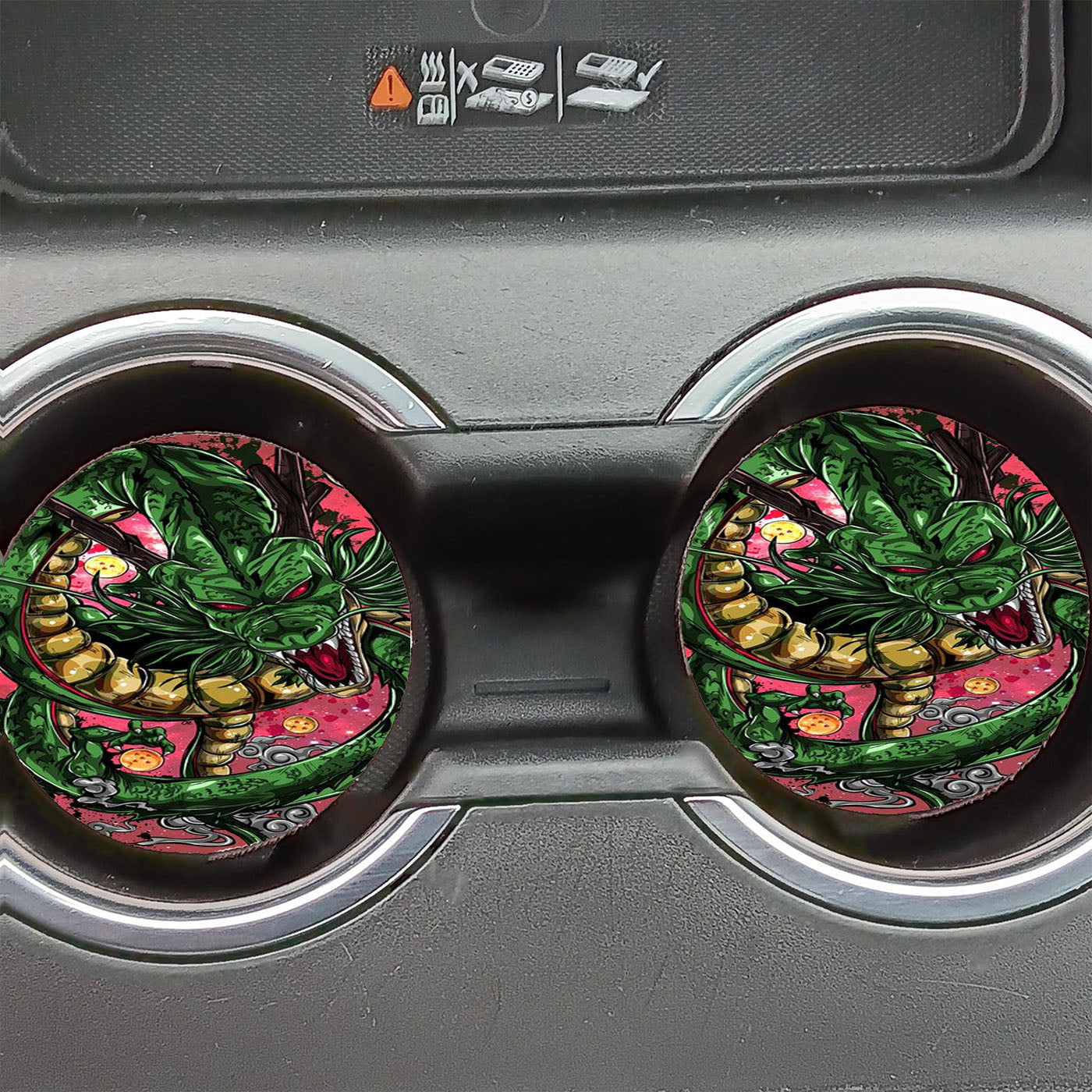 Galaxy Shenron Dragon Ball Car Coasters