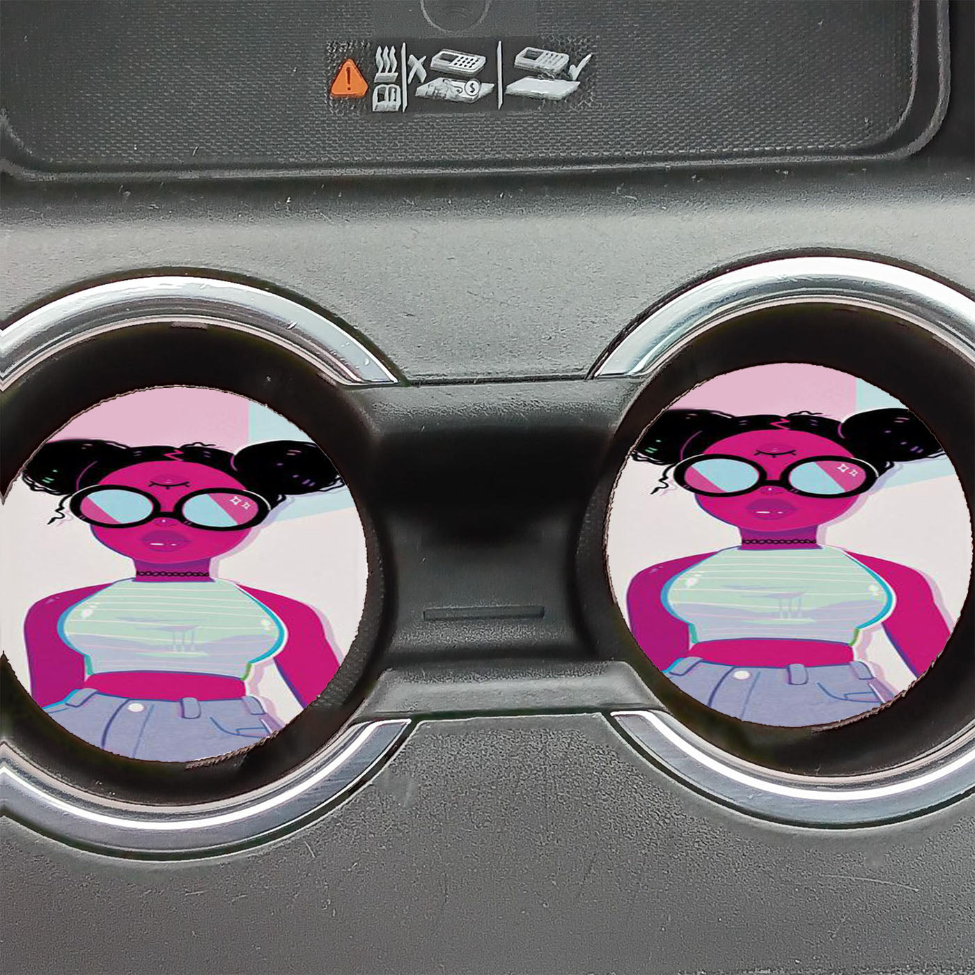 Garnet Steven Universe Car Coasters