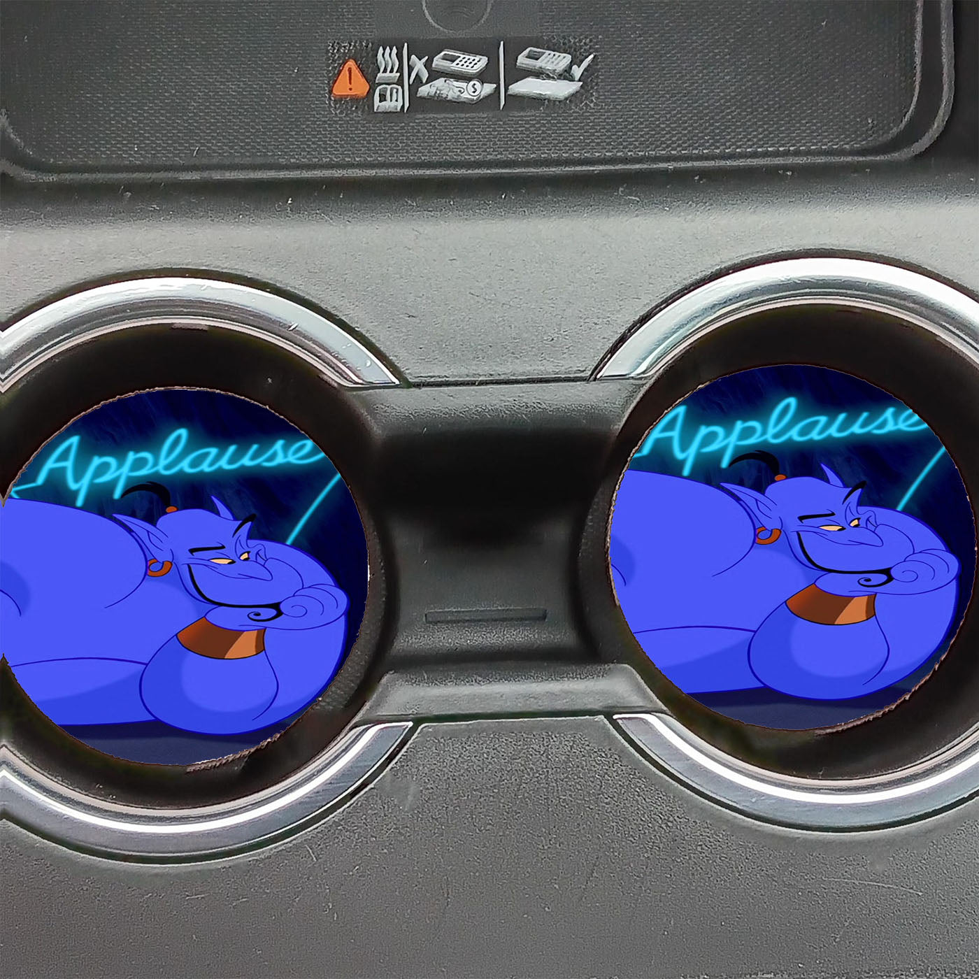 Genie Aladdin Friend Like Me Applause Car Coasters