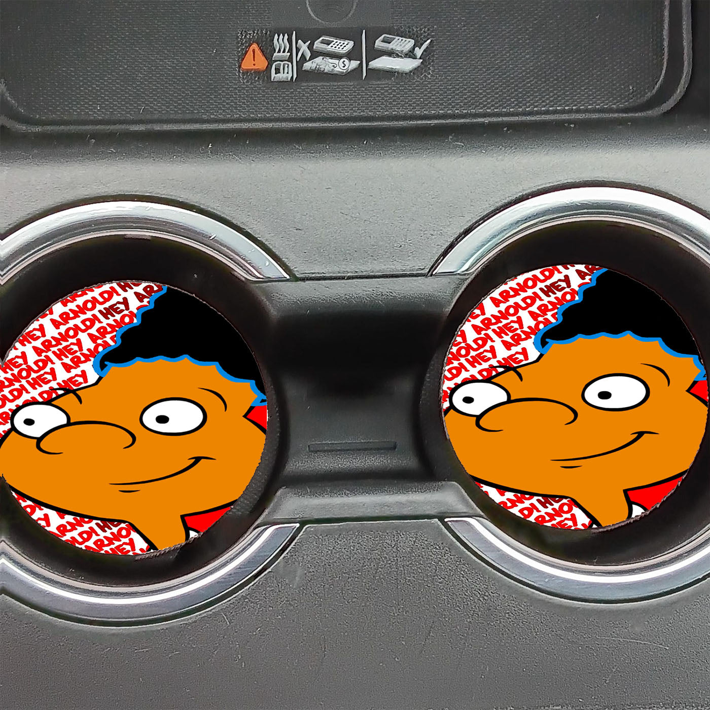 Gerald Hey Arnold Nickelodeon Cartoon Car Coasters