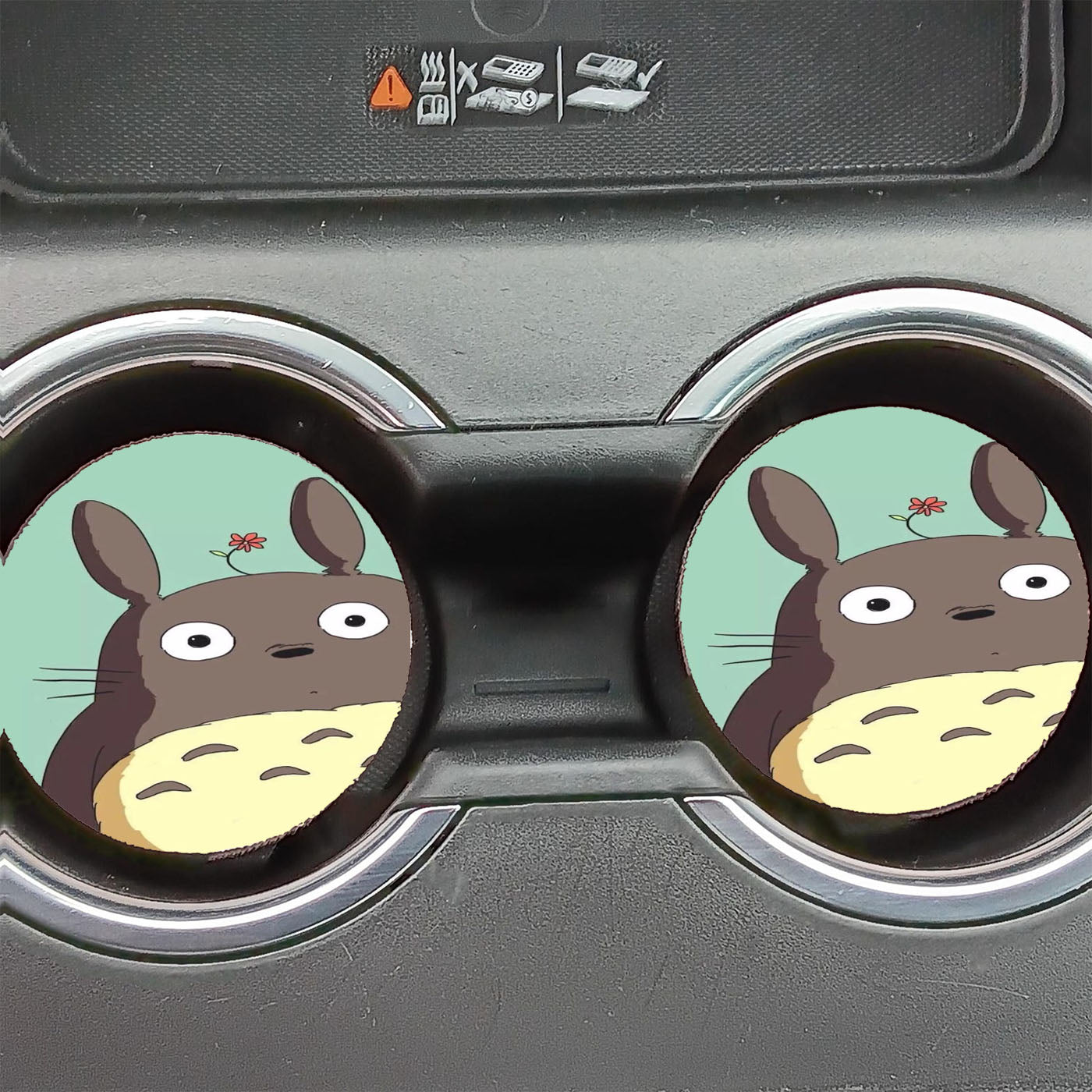 Ghibli Studio Totoro Car Coasters