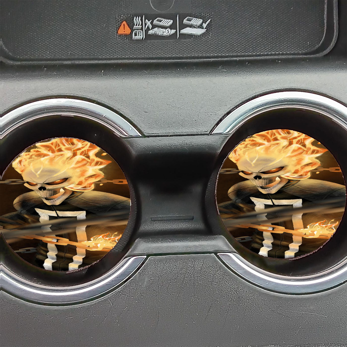 Ghost Rider Marvel Comics Car Coasters