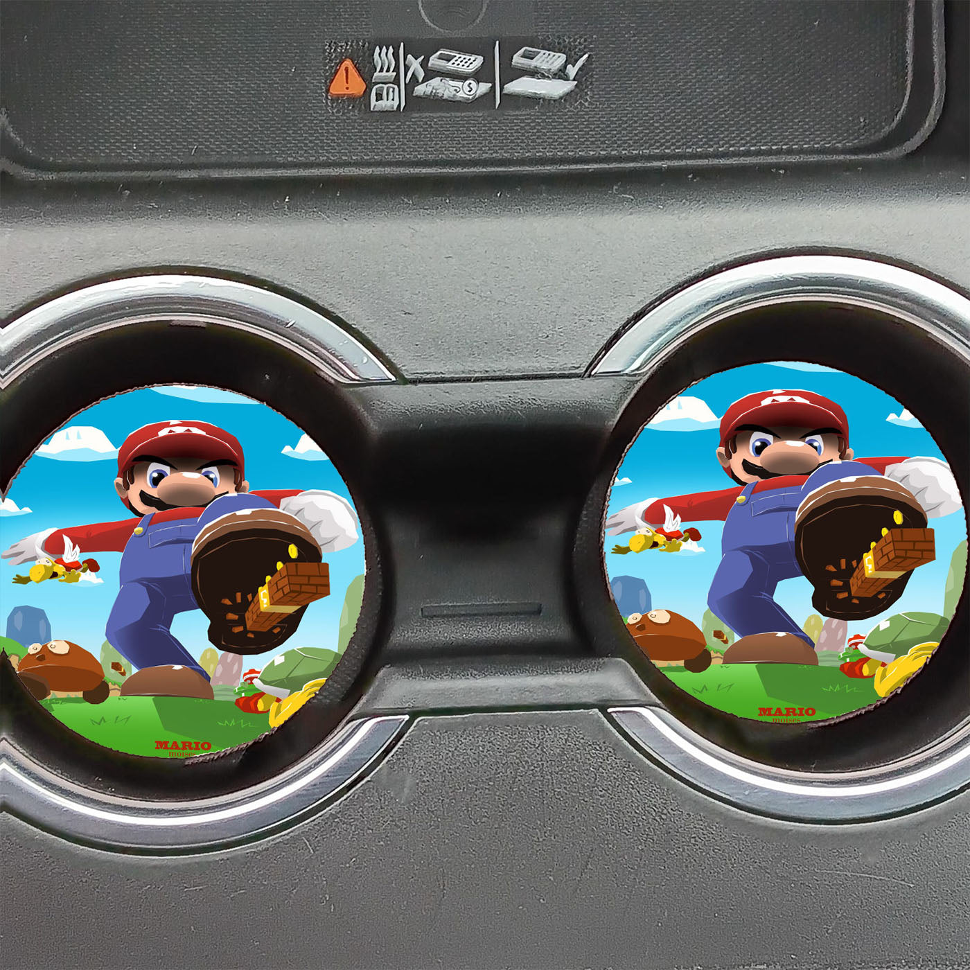 Giant Mario Car Coasters
