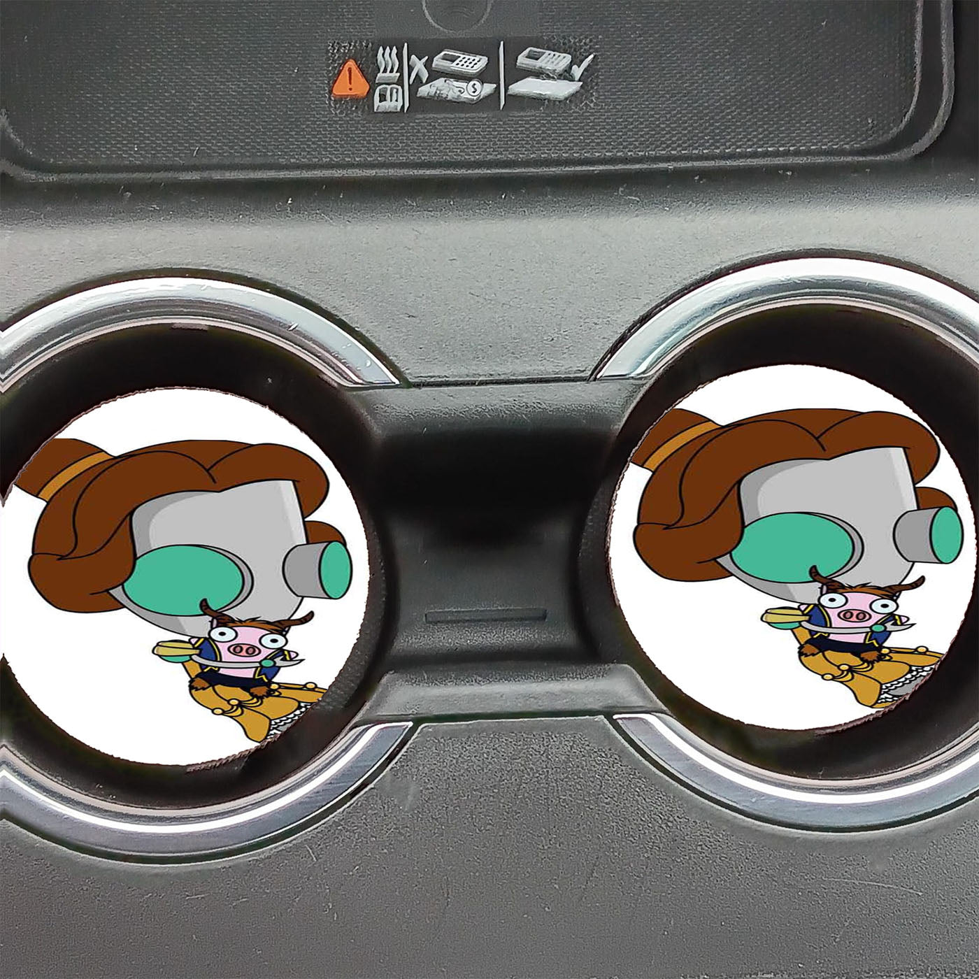 Gir Belle Car Coasters