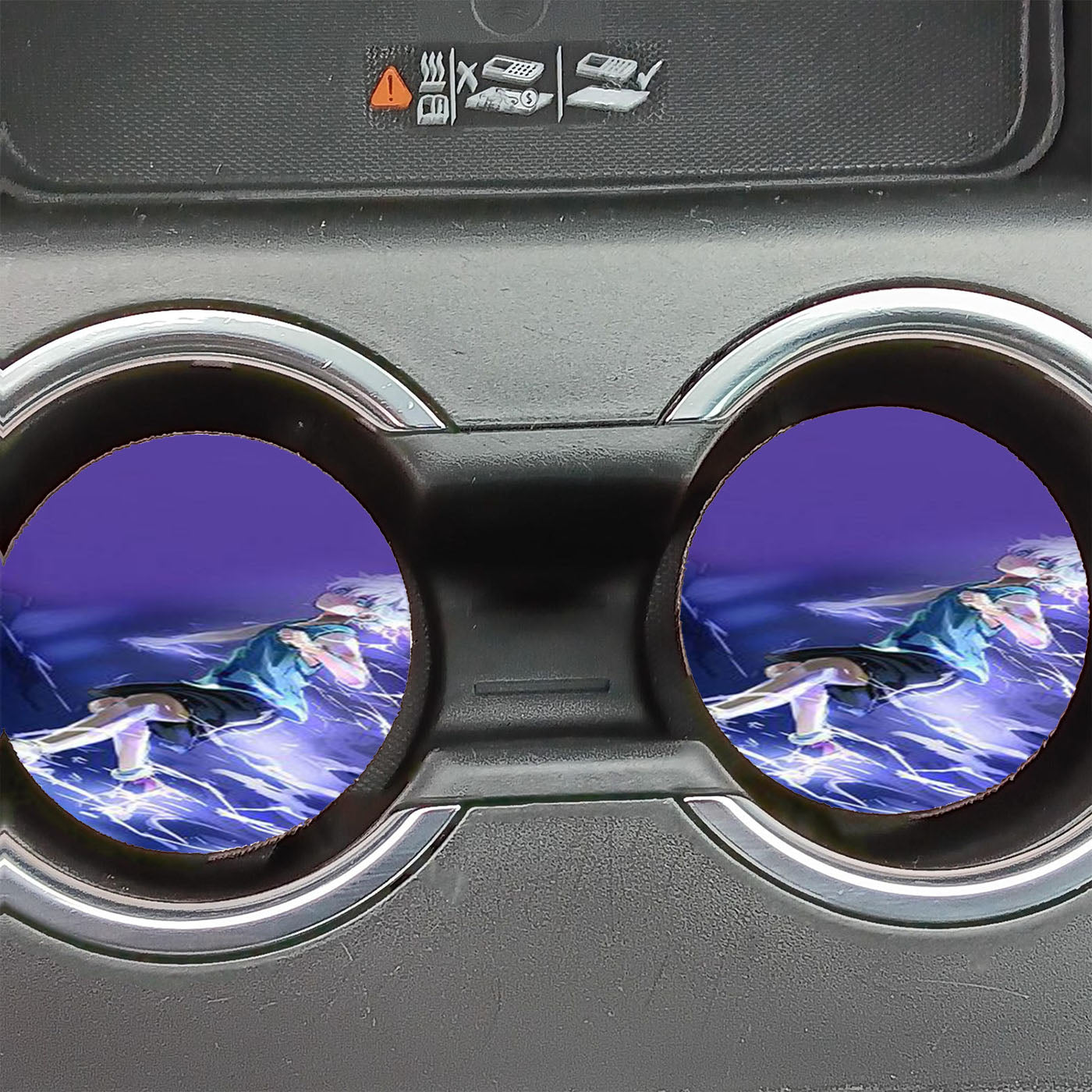 Godspeed Killua Hunter X Hunter Car Coasters