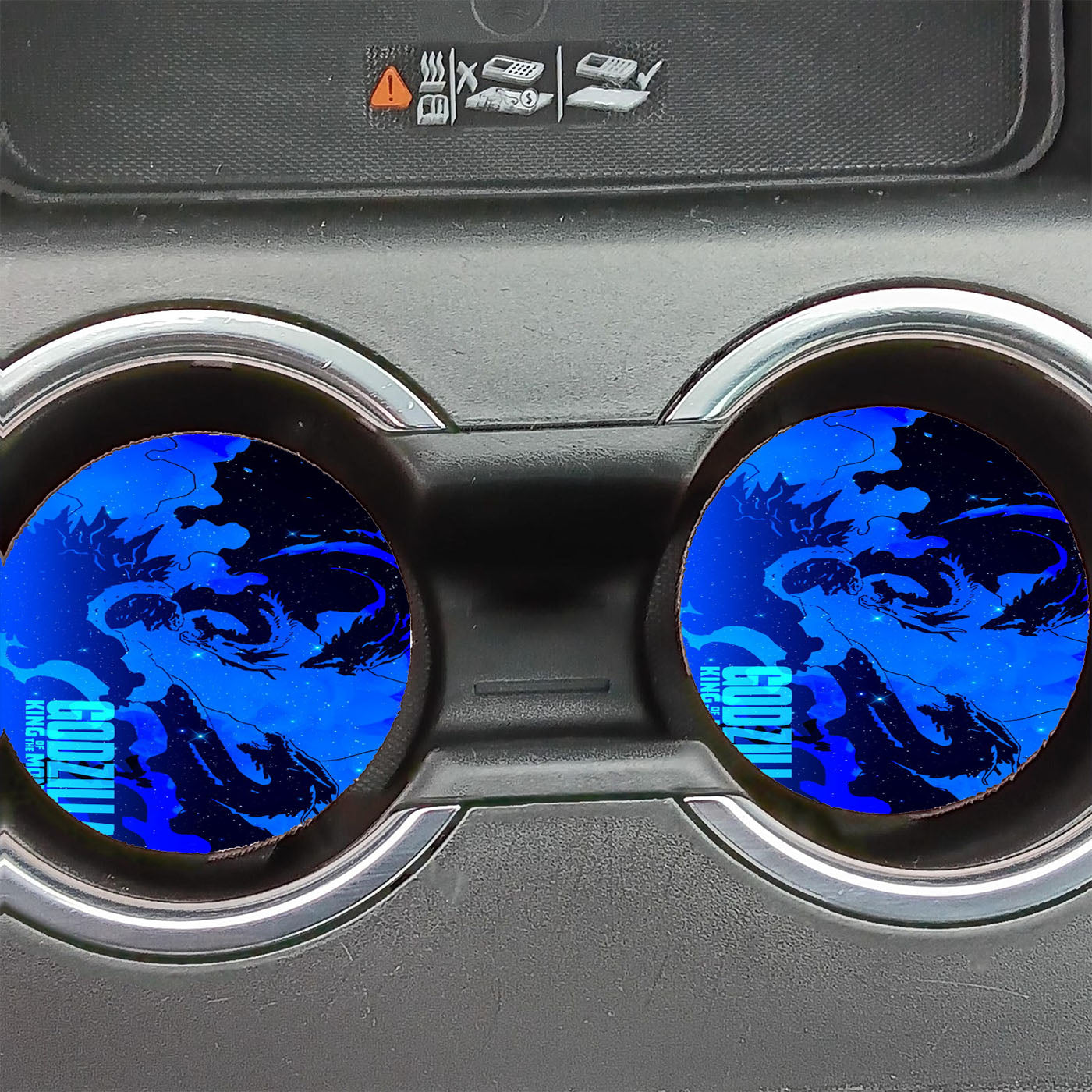 Godzilla King Of The Monster Fan Made Car Coasters