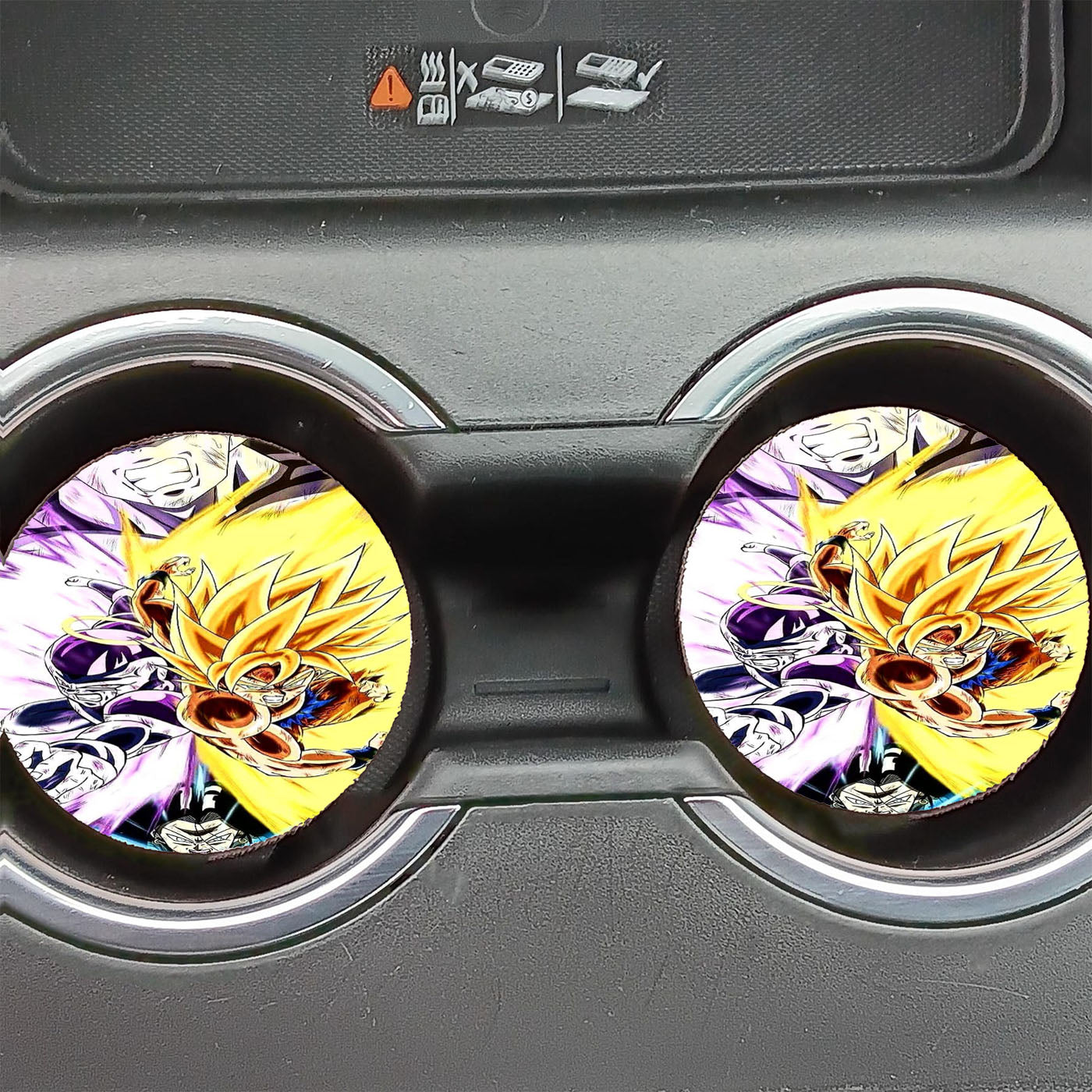 Goku & Frieza Vs Jiren Car Coasters
