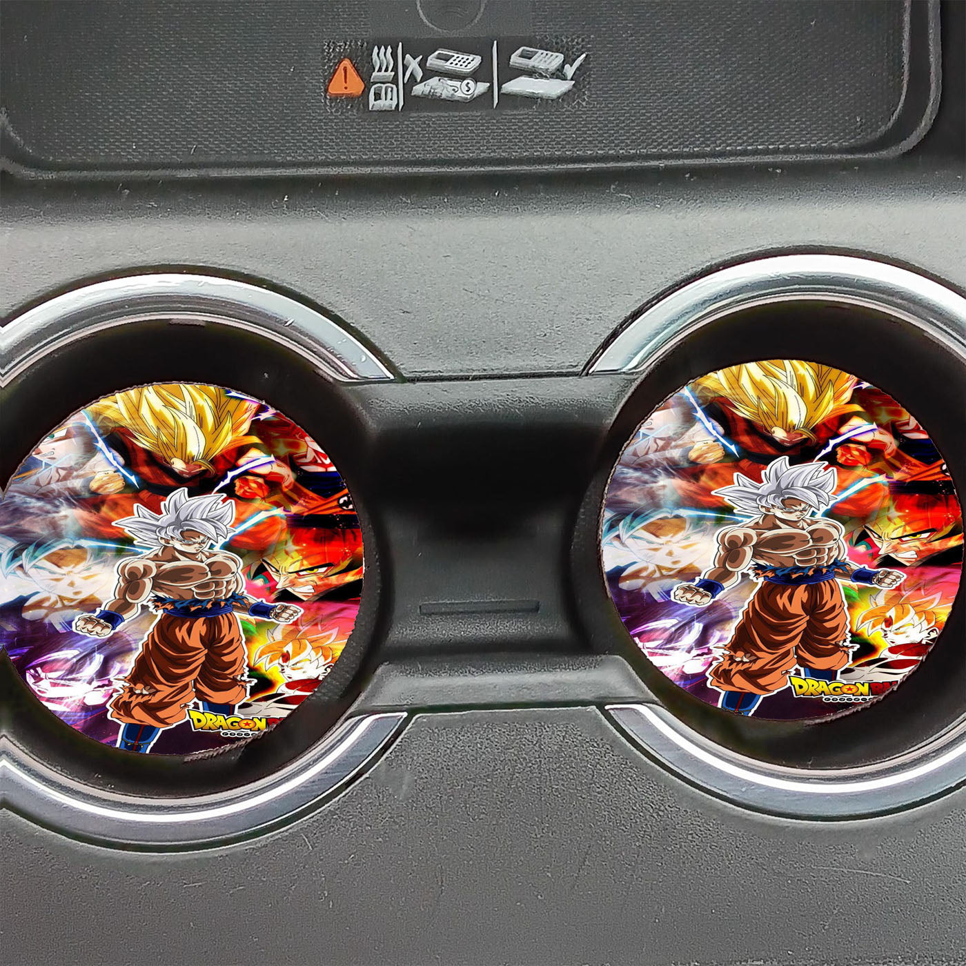 Goku All Forms And Transformations Car Coasters