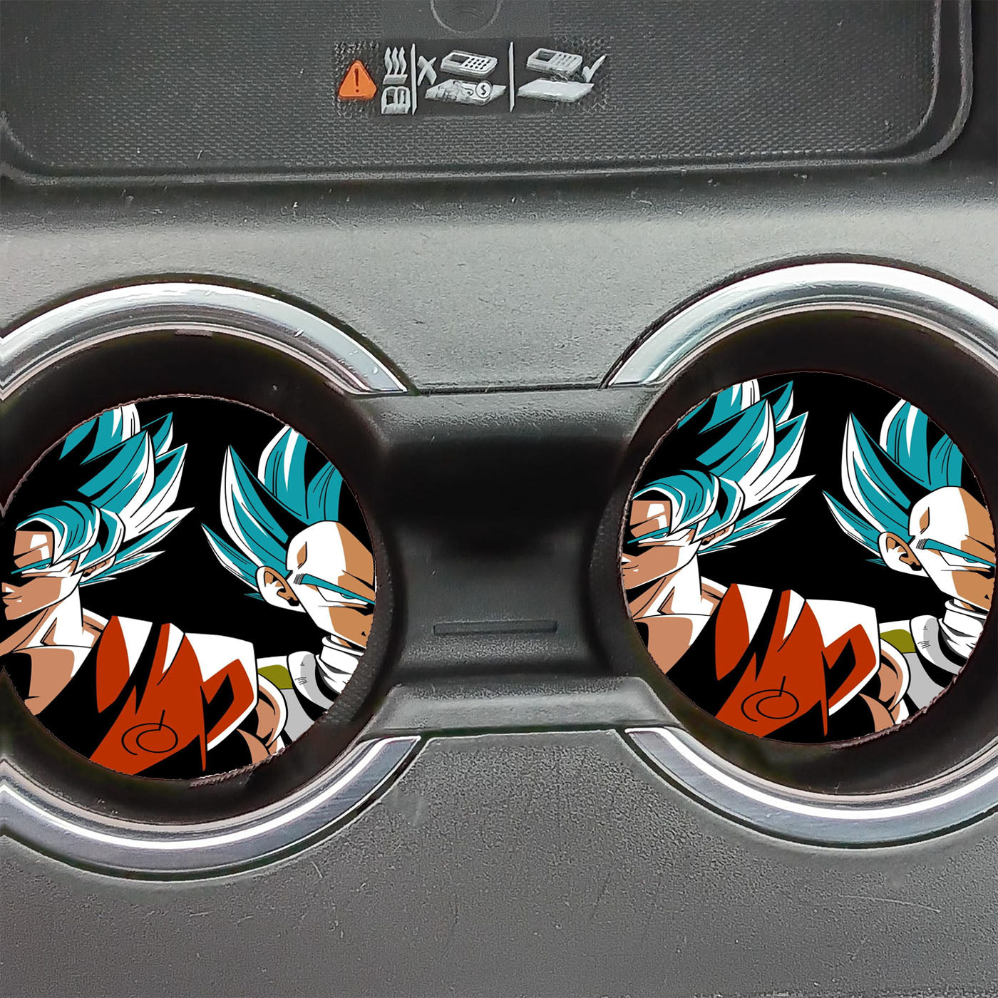 Goku And Vegeta Dragon Ball Super Car Coasters