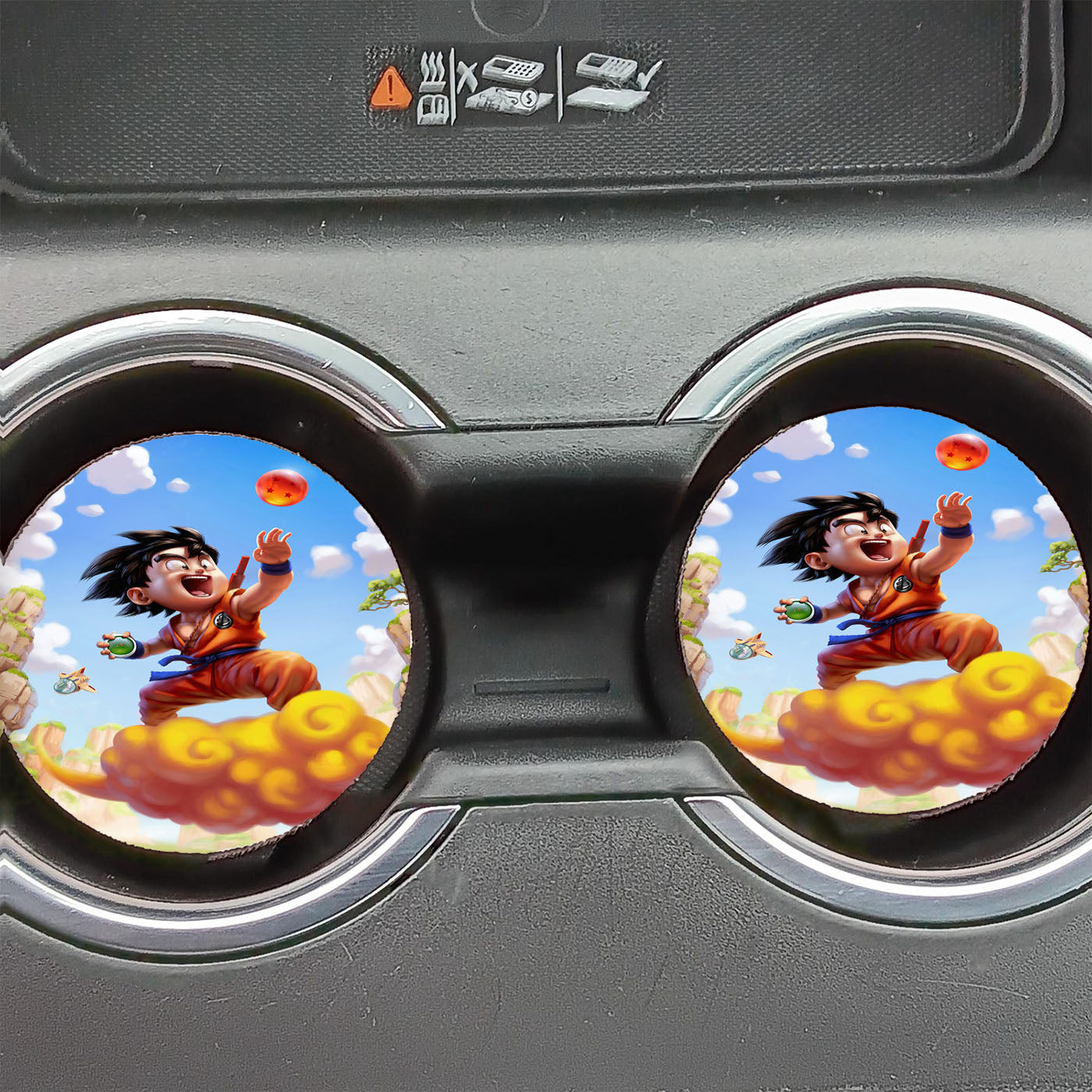 Goku Awan Kinton Car Coasters