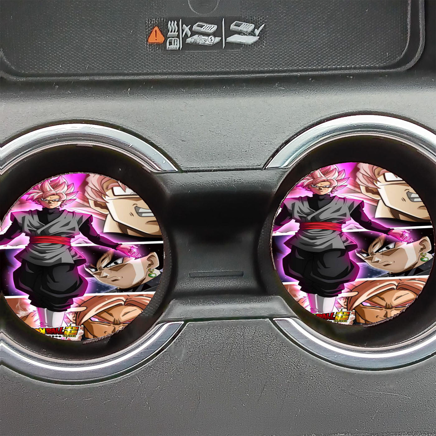 Goku Black Car Coasters