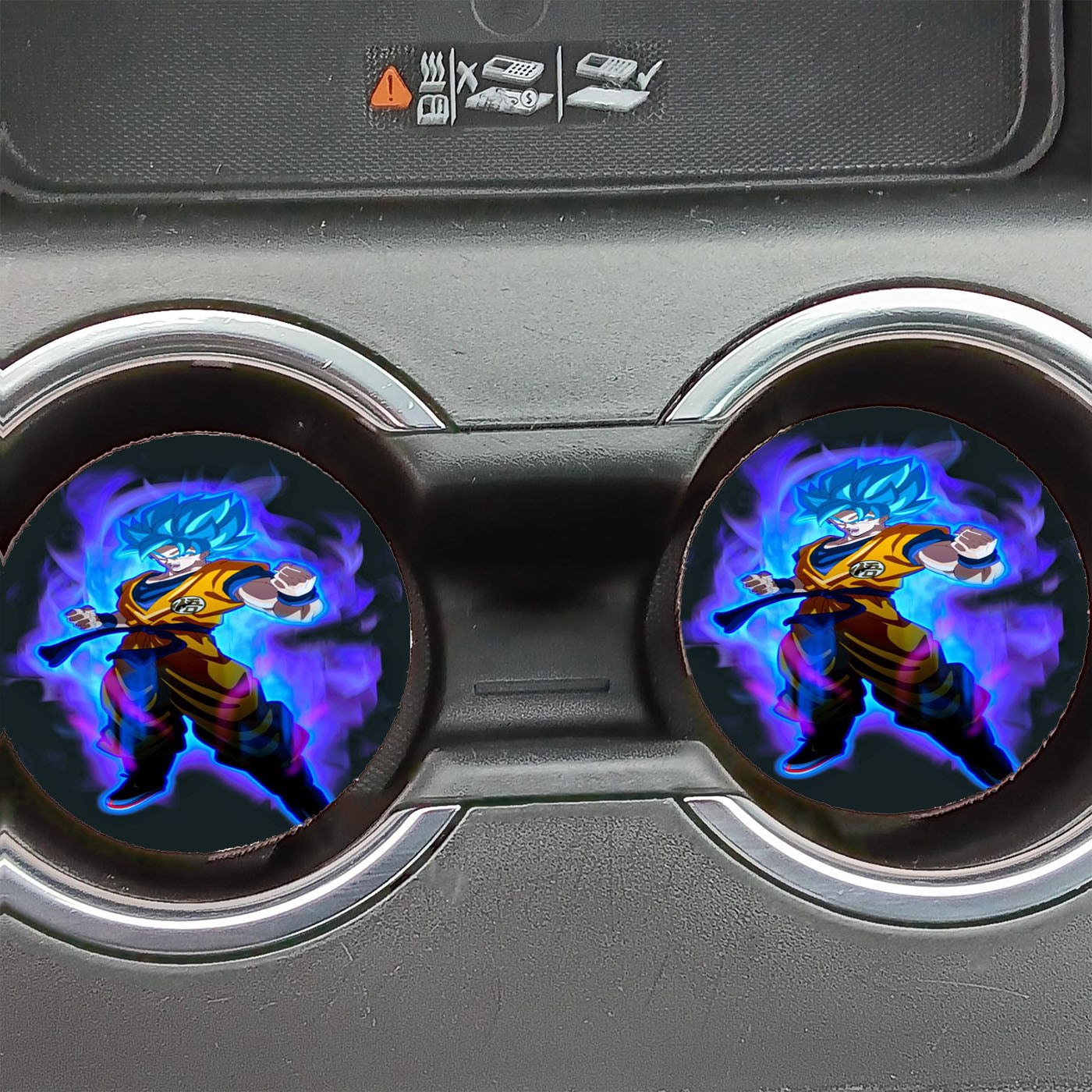 Goku Broly Dragon Ball Super Car Coasters