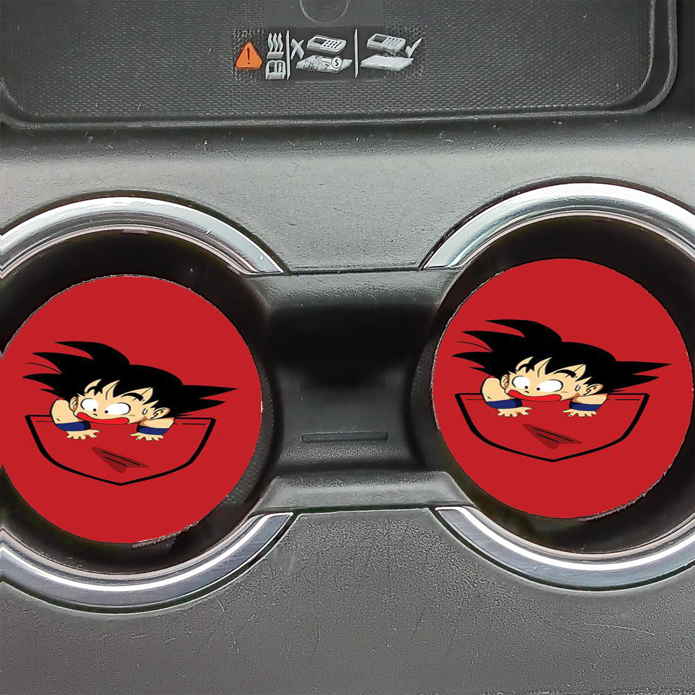 Goku Kid Pocket Car Coasters