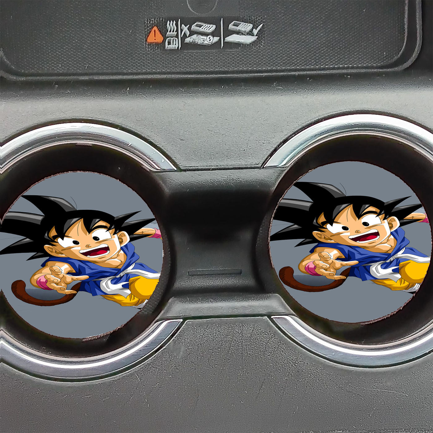 Goku Kid Run Dragonball Car Coasters