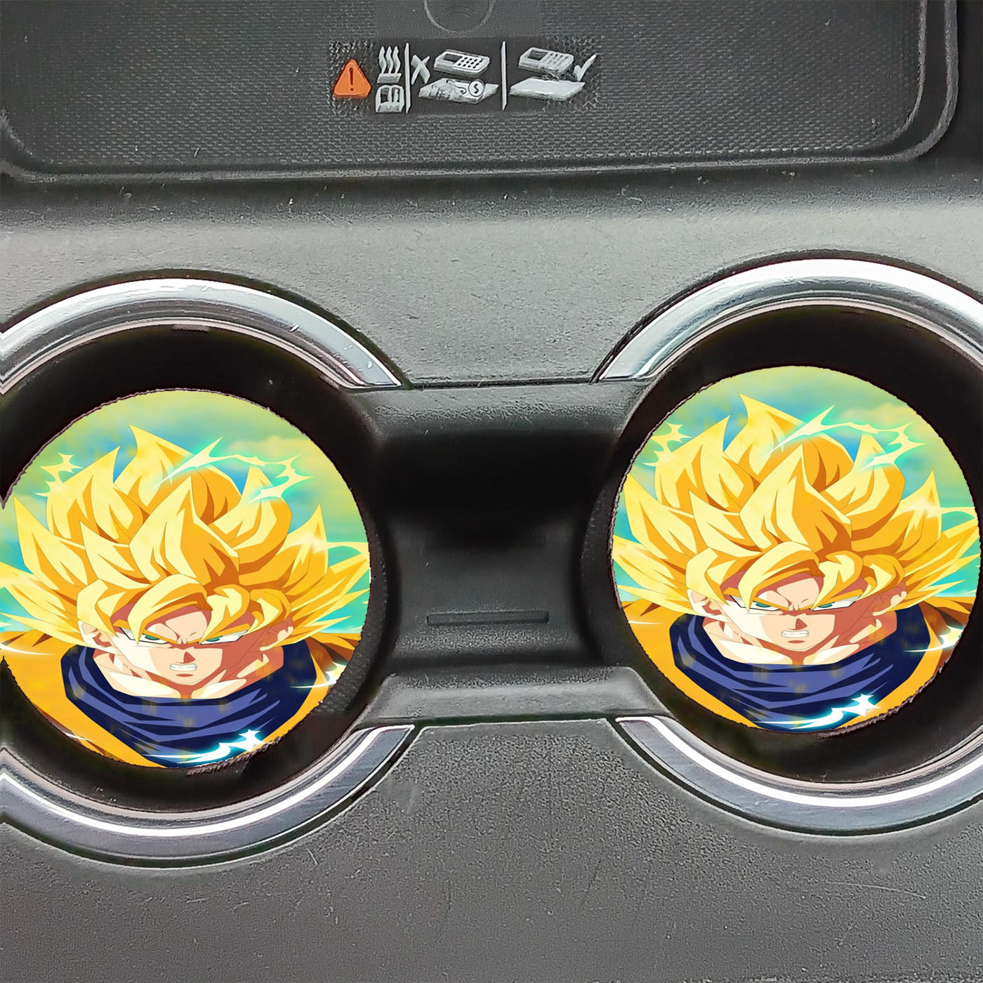 Goku Mode Saiyan Car Coasters
