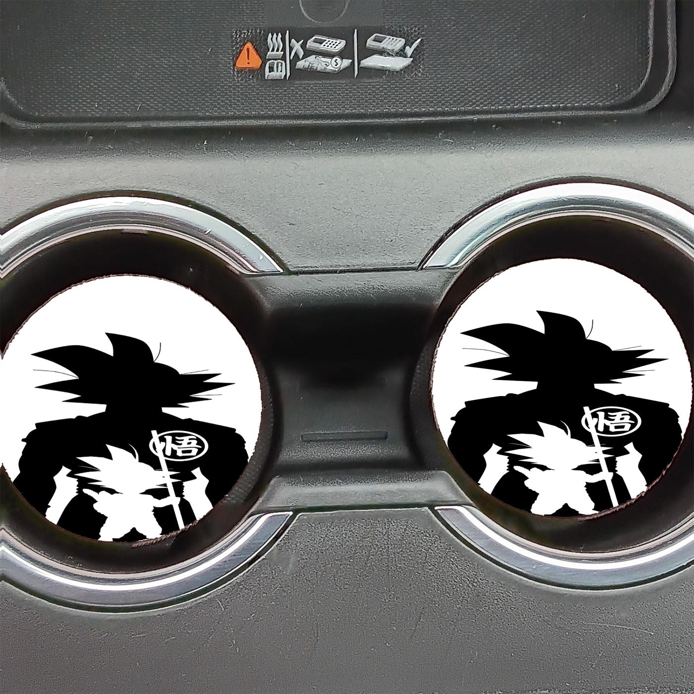 Goku Passion For Fighting Car Coasters
