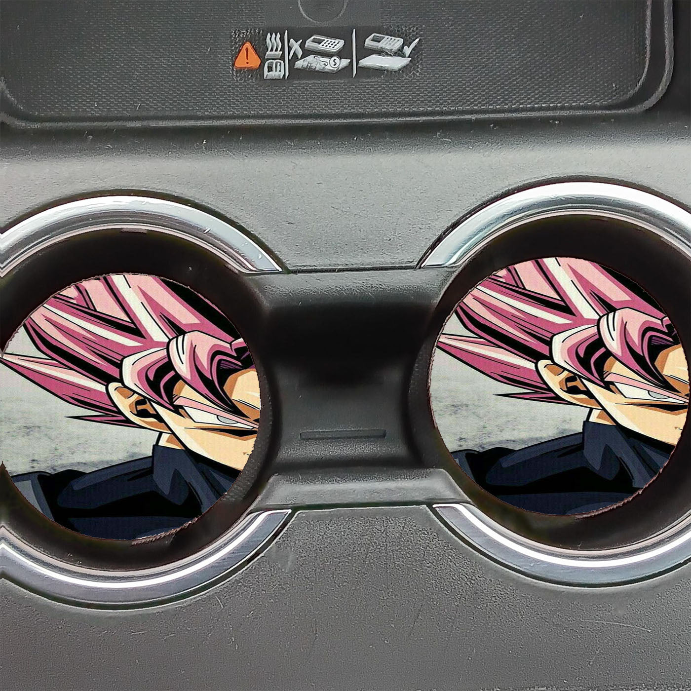 Goku Saiyan Rose Dragon Ball Car Coasters
