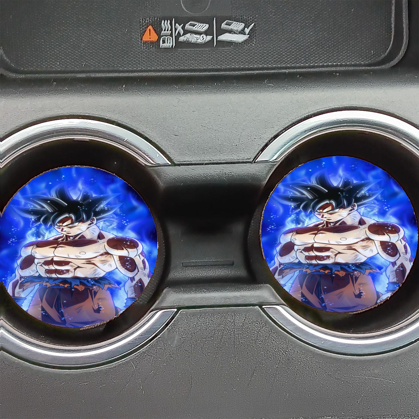 Goku Super Ultra Instinc Mode Dragonball Super Car Coasters