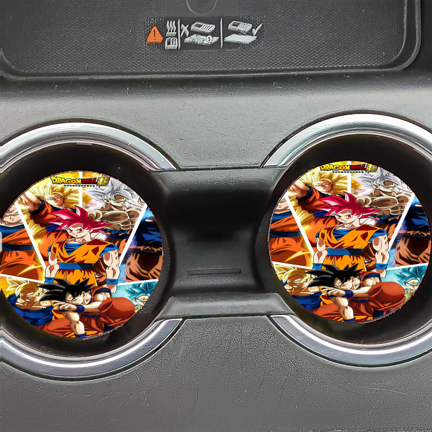 Goku Transformations Dragon Ball Car Coasters