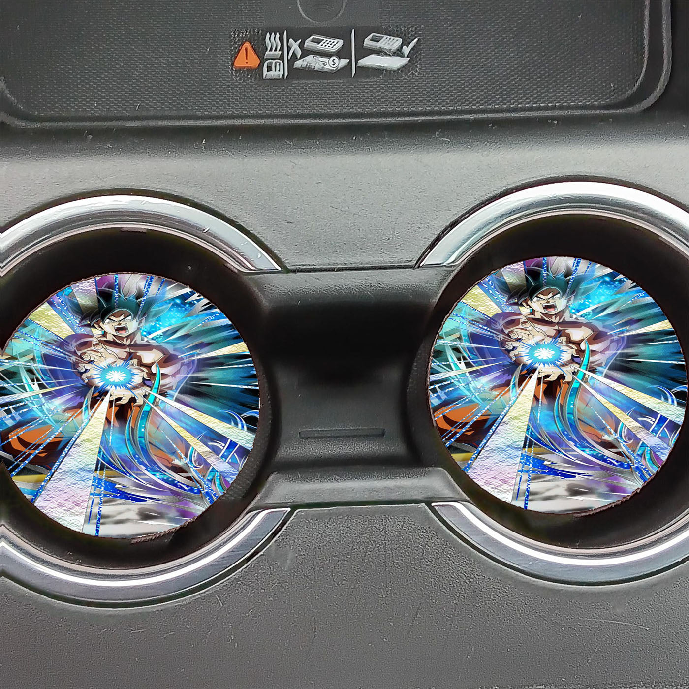 Goku Ultra Instinct Dragon Ball Car Coasters