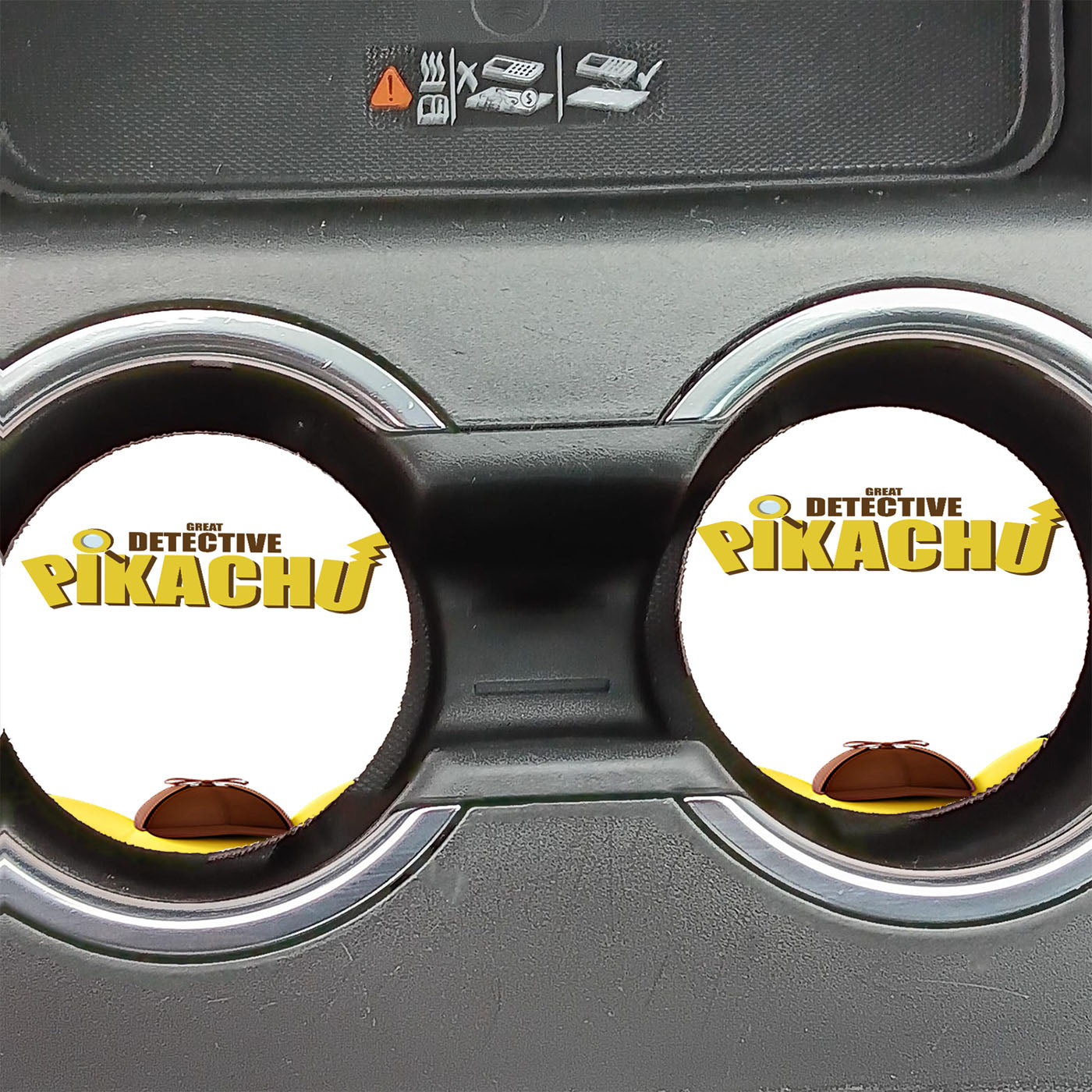 Great Detective Pikachu Car Coasters