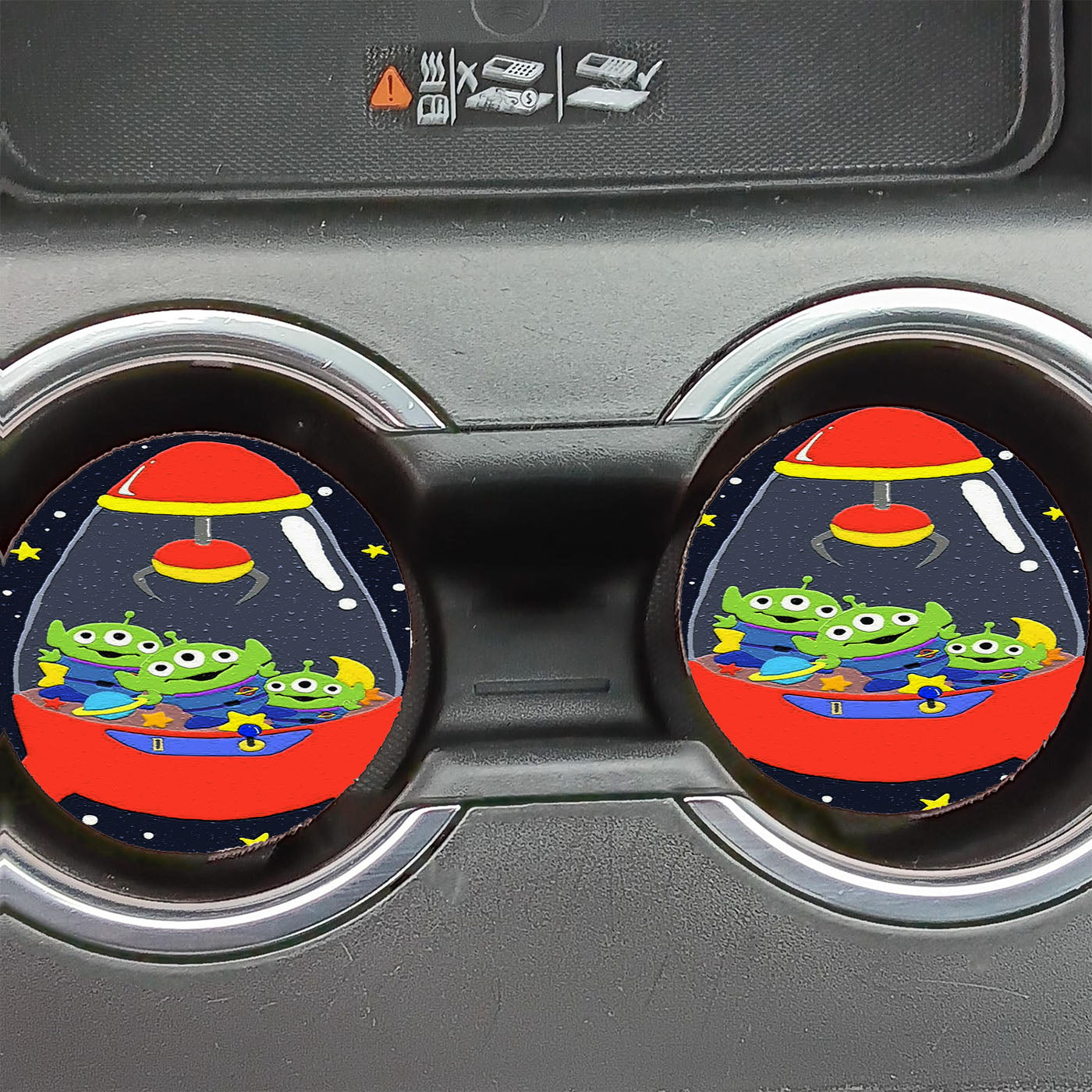 Green Man Toy Story Car Coasters