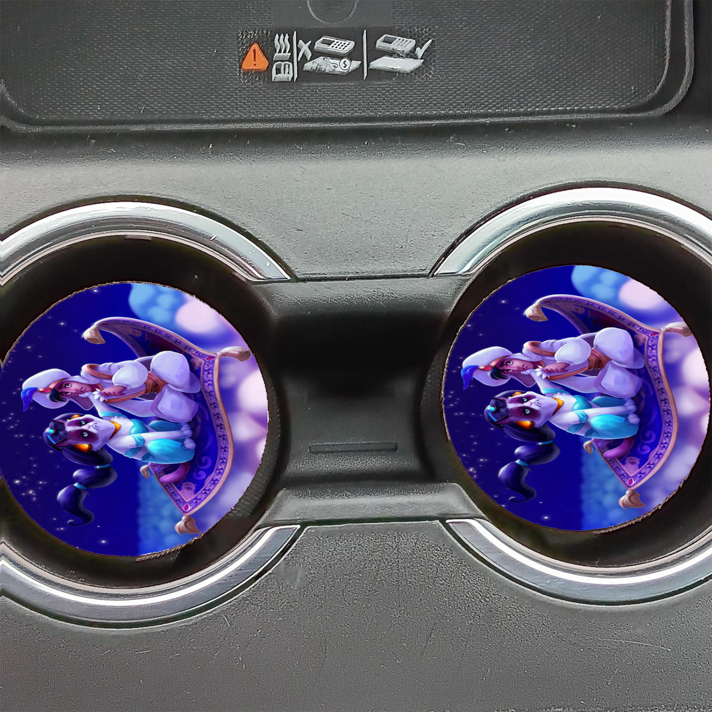 Grumpy Cat Aladin Car Coasters