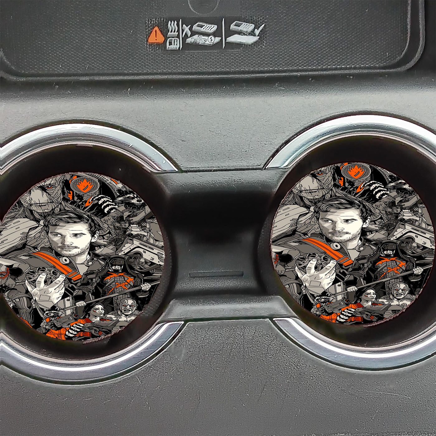 Guardian Of Galaxy Tone Poster Art Car Coasters