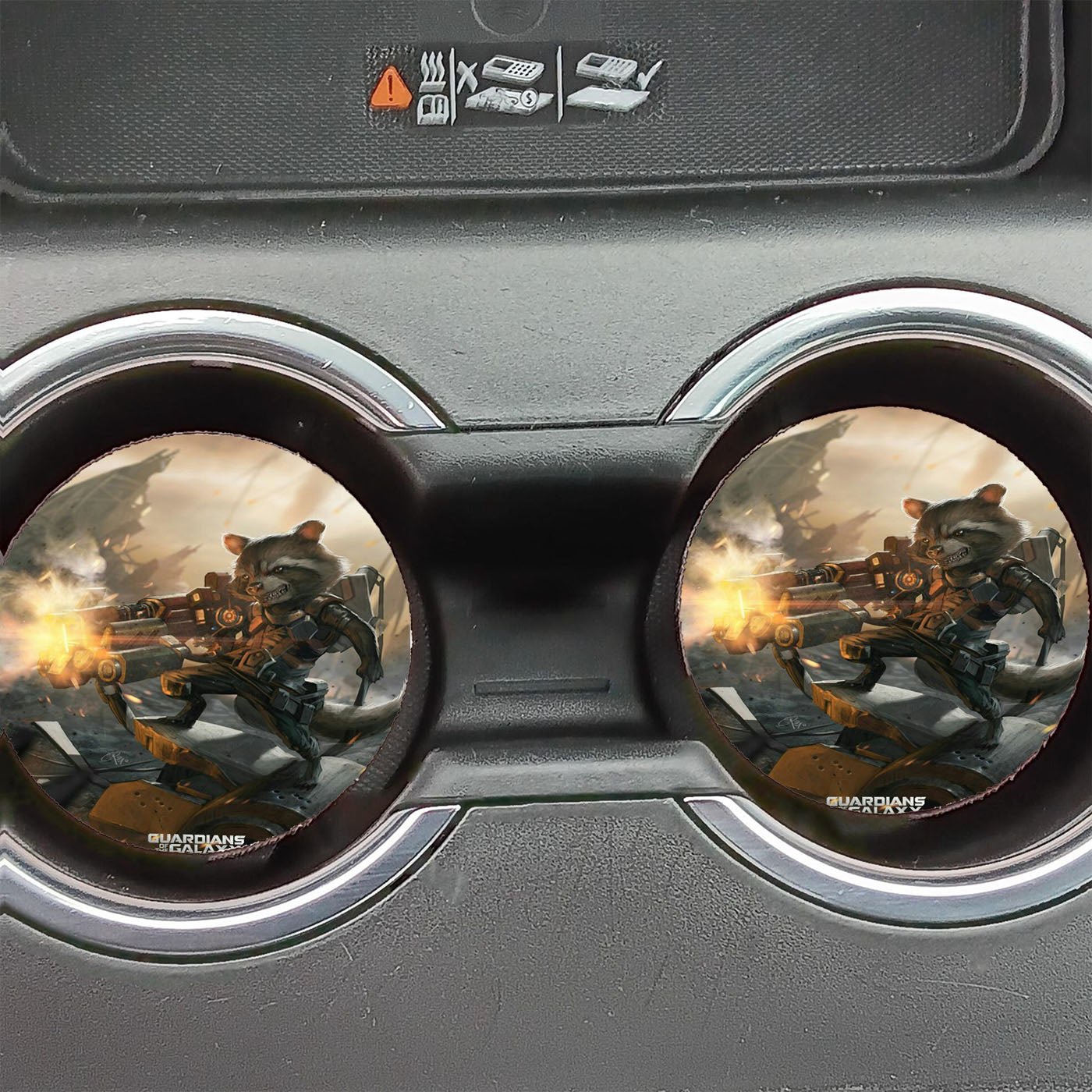 Guardians Of The Galaxy Action Car Coasters