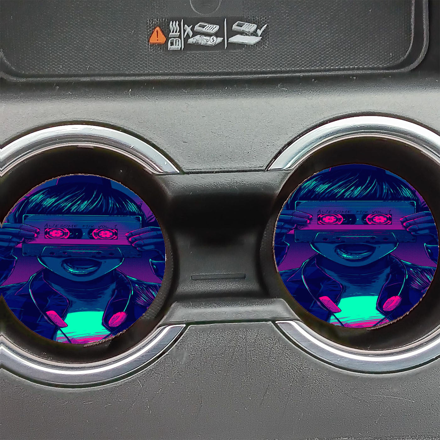 Guardians Of The Galaxy Art Car Coasters