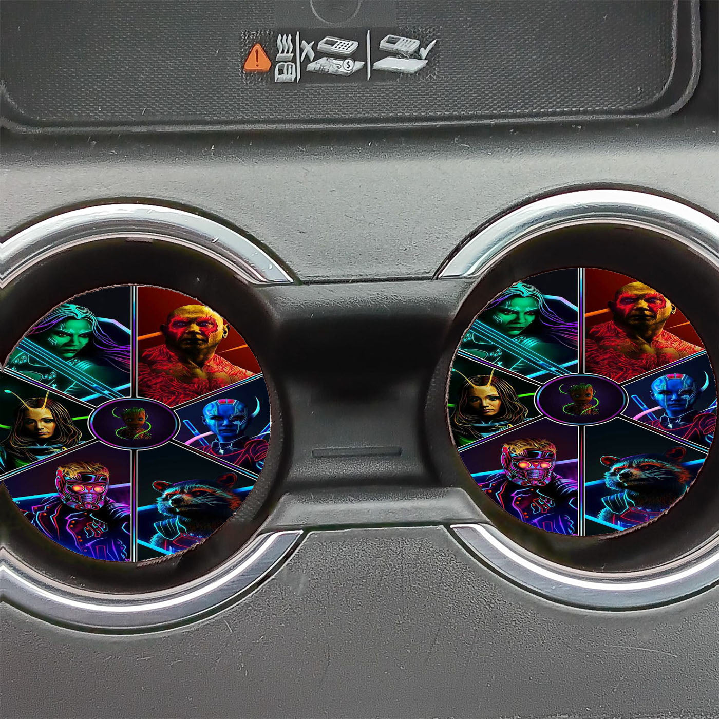 Guardians Of The Galaxy Characters Car Coasters