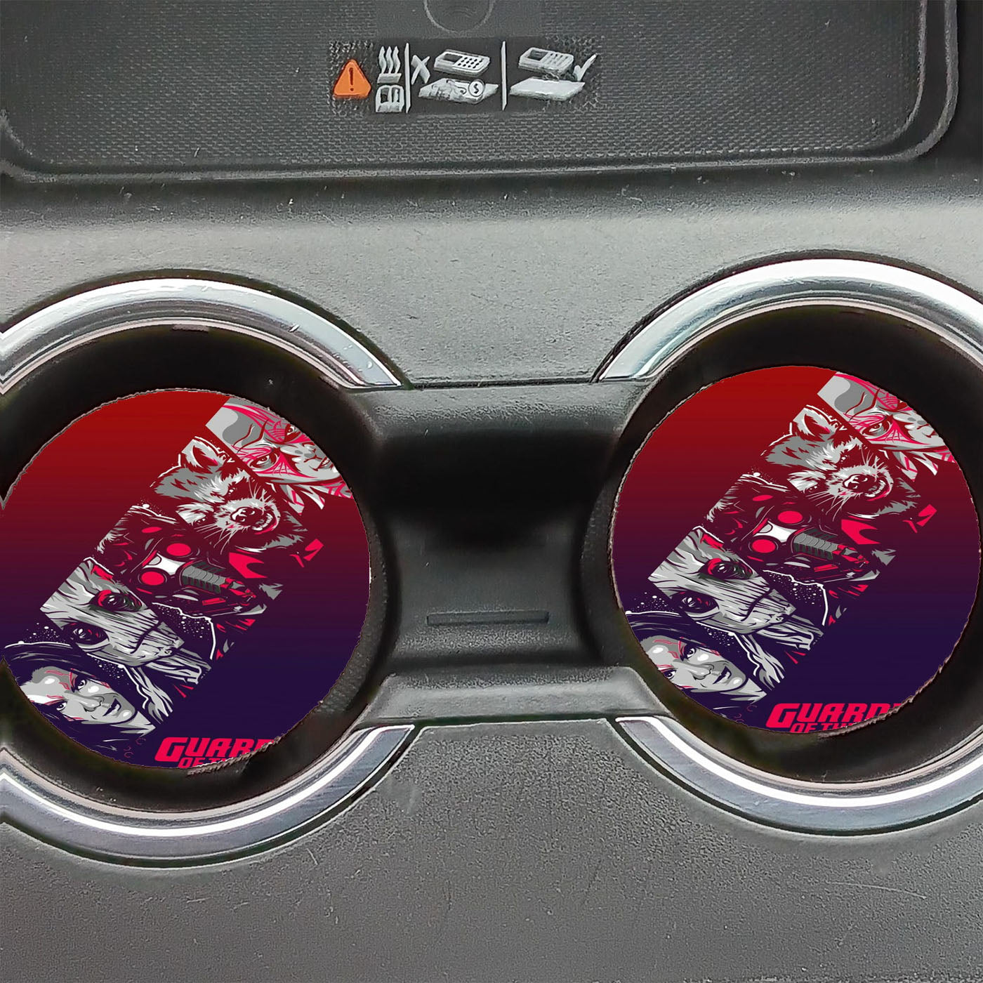 Guardians Of The Galaxy Mobile Wallpaper Car Coasters