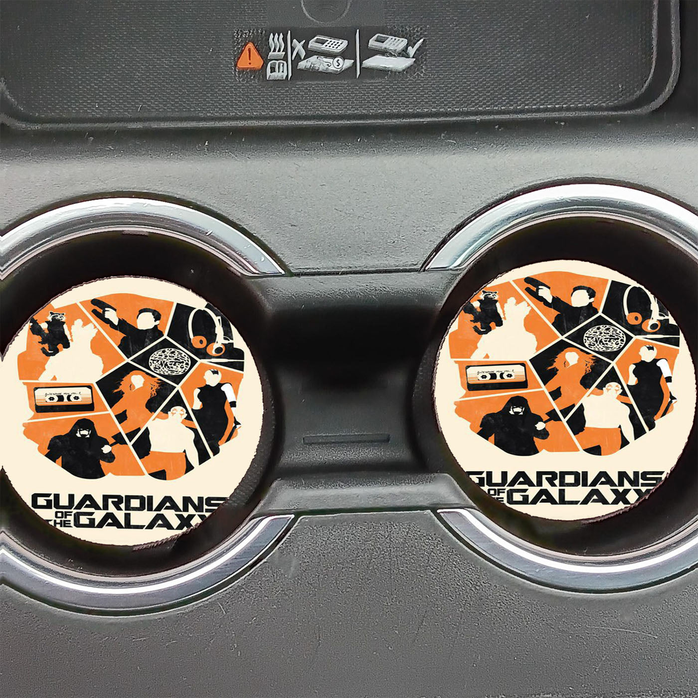 Guardians Of The Galaxy Mural Car Coasters