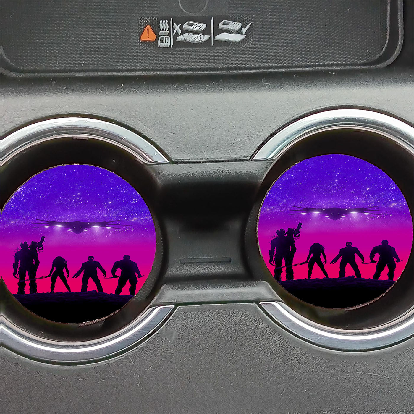 Guardians Of The Galaxy Wallpaper Car Coasters