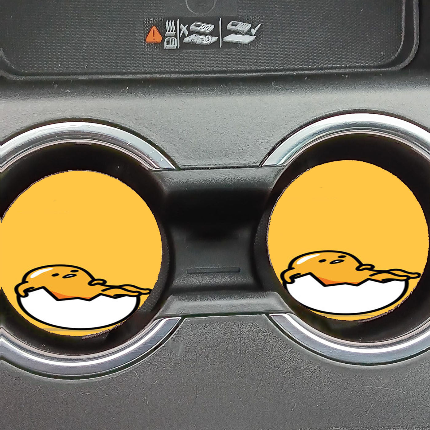 Gudetama Egg Slim Car Coasters